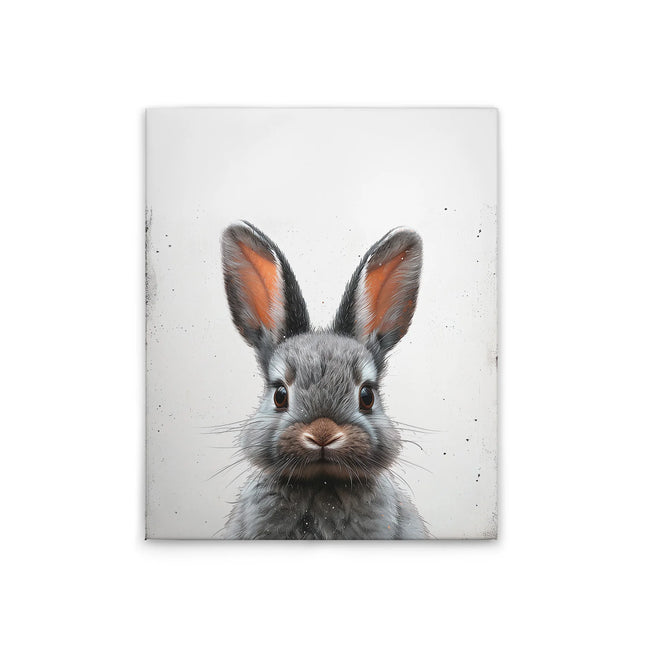 Zwart Babykonijntje canvas schilderij – afbeelding 7