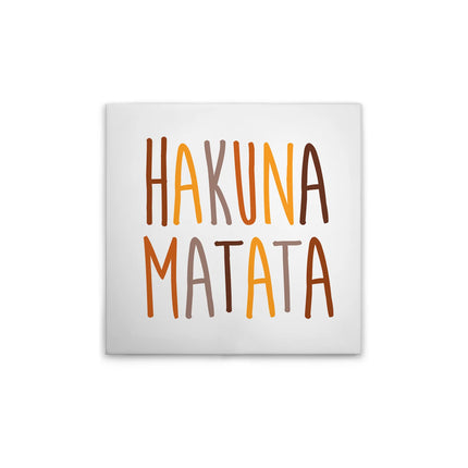 Hakuna Matata canvas schilderij – afbeelding 1