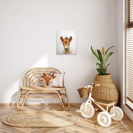 Veulen canvas in wit, bruin en beige – detail 3