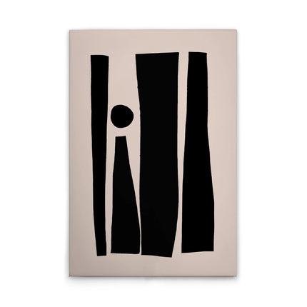Abstract Minimalistisch canvas schilderij – afbeelding 1