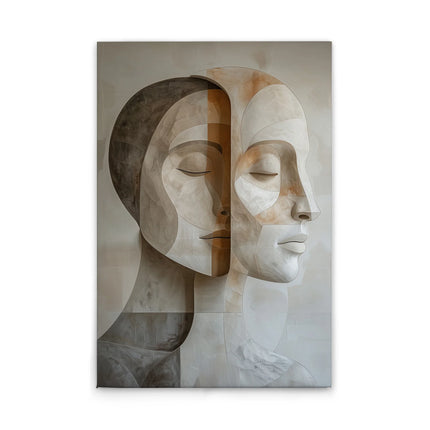 Cubistic Couple canvas schilderij – afbeelding 7
