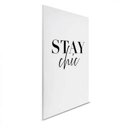 Stay Chic canvas schilderij – afbeelding 6