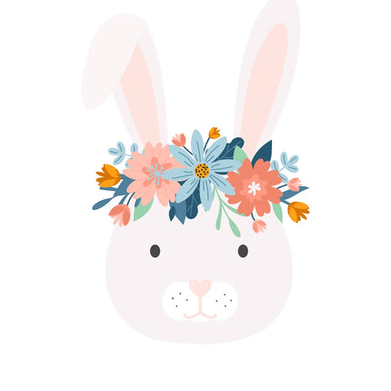 Flower Bunny canvas schilderij – afbeelding 5