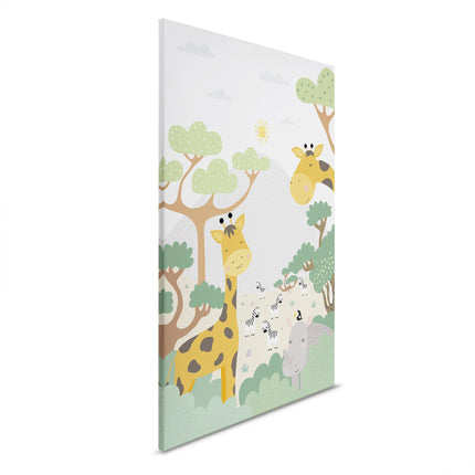 Little Safari canvas schilderij – afbeelding 6