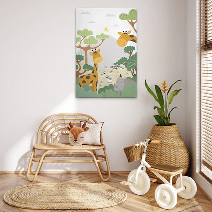 Little Safari canvas schilderij – afbeelding 3