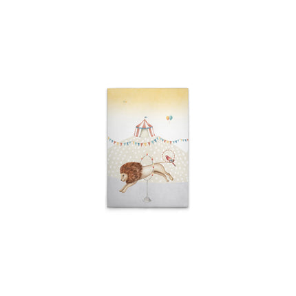 Playful Circus Leeuw canvas schilderij – afbeelding 1