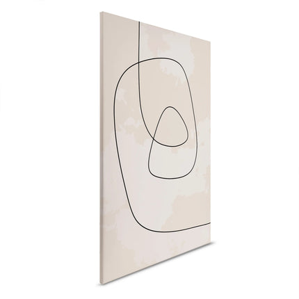 Lijnen canvas schilderij – afbeelding 6