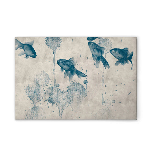 Vijver canvas schilderij – afbeelding 7