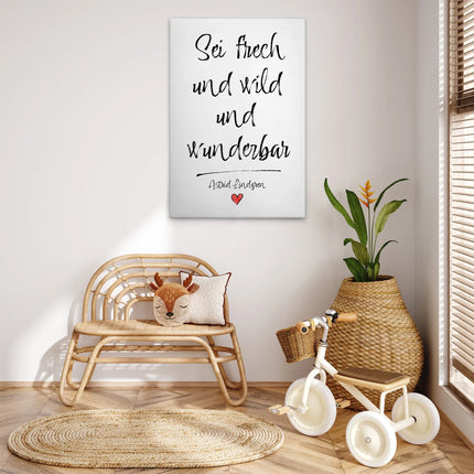 Be Cheeky canvas schilderij – afbeelding 3