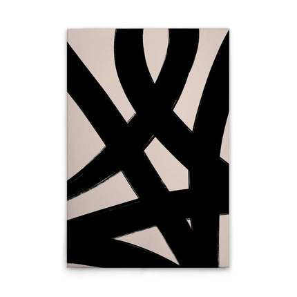 Penseelstreek canvas schilderij – afbeelding 1