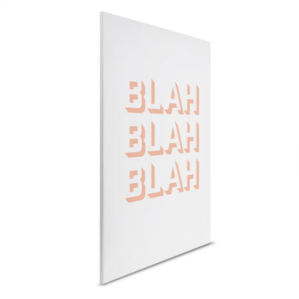 Blah Blah Blah canvas schilderij – afbeelding 6