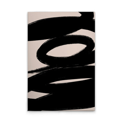 Penseelstreek canvas schilderij – afbeelding 1
