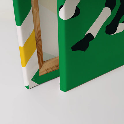 Polospeler canvas schilderij – afbeelding 4