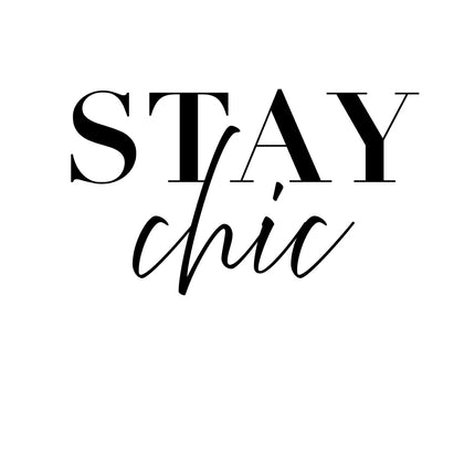 Stay Chic canvas schilderij – afbeelding 5