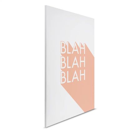 Blah Blah Blah canvas schilderij – afbeelding 6