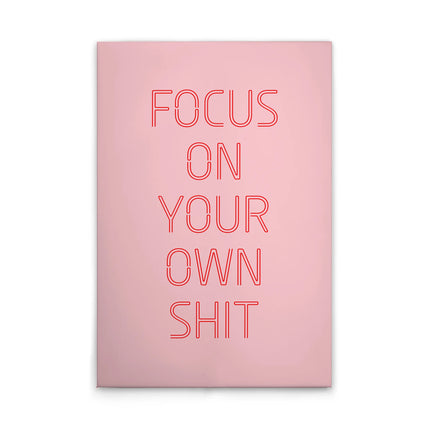 Focus canvas schilderij – afbeelding 1