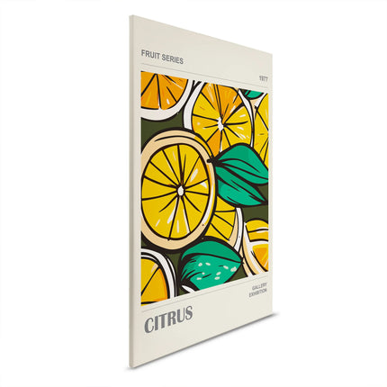 Citrus canvas schilderij – afbeelding 1
