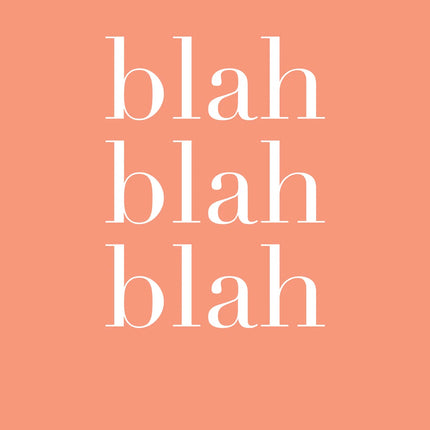 Blah Blah Blah canvas schilderij – afbeelding 5