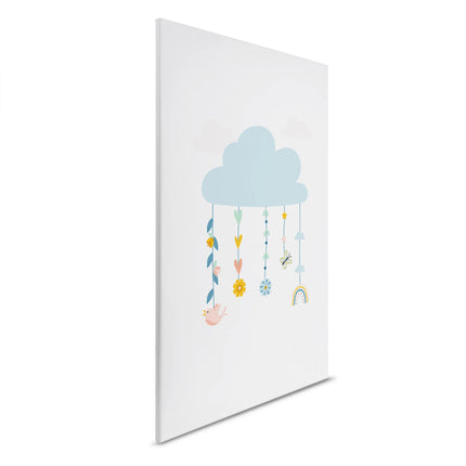 Flower Bunny canvas schilderij – afbeelding 6