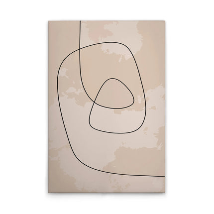 Lijnen canvas schilderij – afbeelding 1