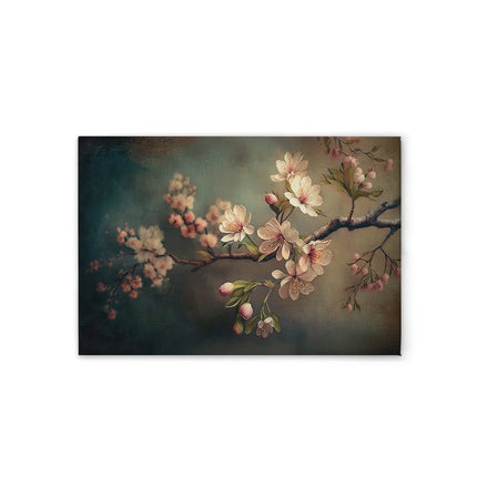 Kersenbloesem canvas in roze, grijs en bruin