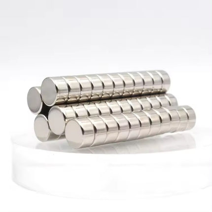 Brute Force - Platte Sterke Magneten - Rond - 10 x 5 mm - Koelkast magneten - 60 Stuks