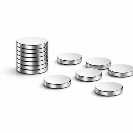 Brute Force Magneten – Neodymium Magneten N52 – 8x2 mm – Extra Sterk – Kleine Schijf Magneten – Set van 10 Stuks – Zilver
