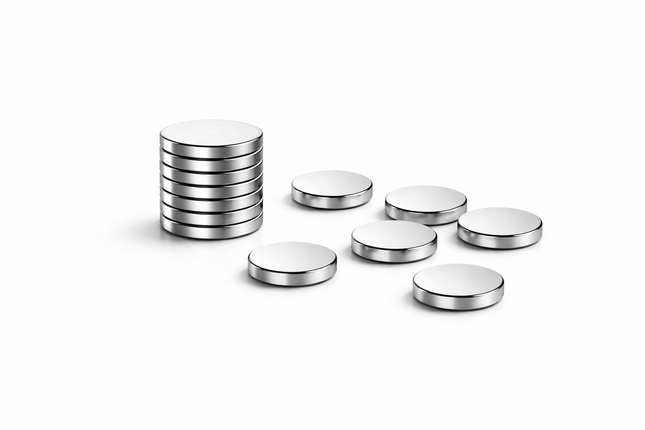 Brute Force Magneten – Neodymium Magneten N52 – 8x2 mm – Extra Sterk – Kleine Schijf Magneten – Set van 10 Stuks – Zilver