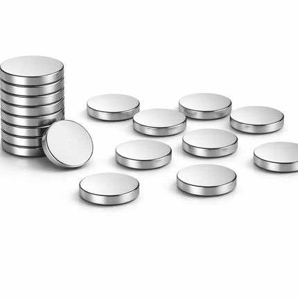 Brute Force Magneten – Neodymium Magneten N52 – 8x2 mm – Extra Sterk – Kleine Schijf Magneten – Set van 20 Stuks – Zilver