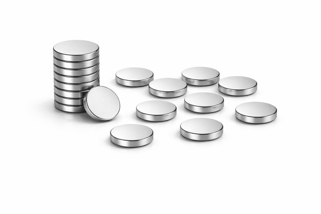 Brute Force Magneten – Neodymium Magneten N52 – 8x2 mm – Extra Sterk – Kleine Schijf Magneten – Set van 20 Stuks – Zilver
