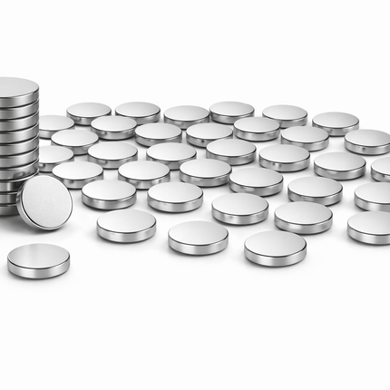 Brute Force Magneten – Neodymium Magneten N52 – 8x2 mm – Extra Sterk – Kleine Schijf Magneten – Set van 40 Stuks – Zilver