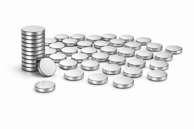 Brute Force Magneten – Neodymium Magneten N52 – 8x2 mm – Extra Sterk – Kleine Schijf Magneten – Set van 40 Stuks – Zilver