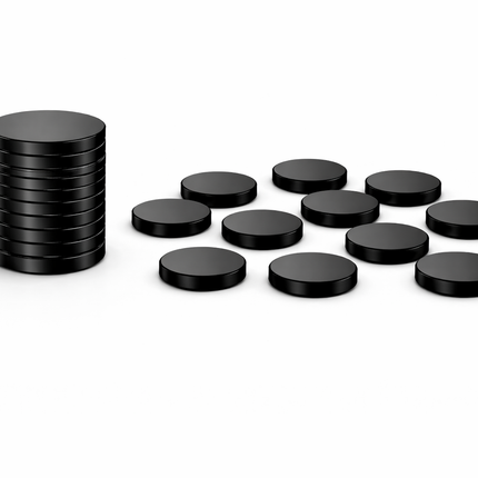 Brute Force Neodymium Magneten 12x2 mm Zwart – Extra Sterk N52 – Kleine Schijf Magneten – Whiteboard Koelkast Magneet – 20 Stuks