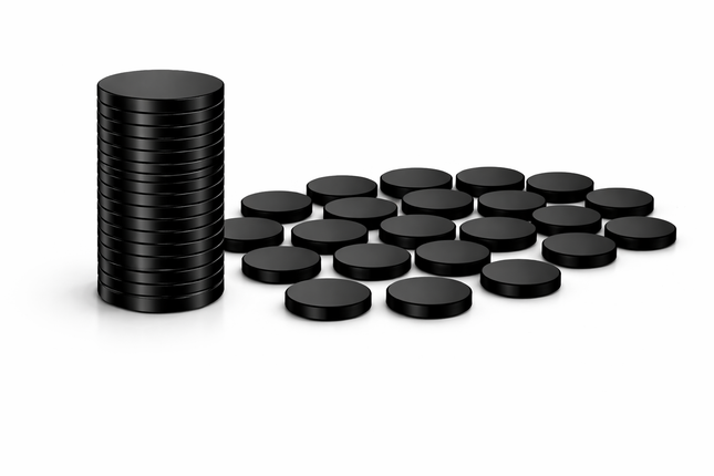 Brute Force Neodymium Magneten 12x2 mm Zwart – Extra Sterk N52 – Kleine Schijf Magneten – Whiteboard Koelkast Magneet – 40 Stuks