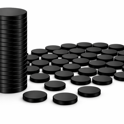 Brute Force Neodymium Magneten 12x2 mm Zwart – Extra Sterk N52 – Kleine Schijf Magneten – Whiteboard Koelkast Magneet – 60 Stuks