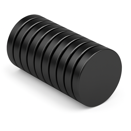 Brute Force Zwarte Magneten– 20x3 mm – N52 neodymium – Schijfmagneten – 10 stuks