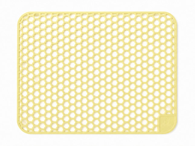 Waterval goudkleurige siliconen gootsteenmat 36 x 46 cm