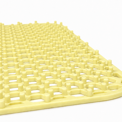 Waterval goudkleurige siliconen gootsteenmat