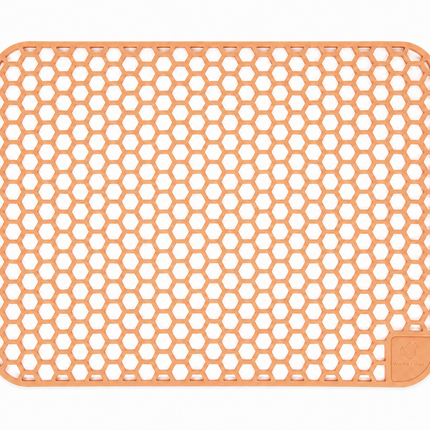 Waterval koperkleurige siliconen gootsteenmat