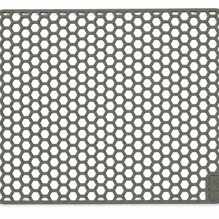 Waterval Gunmetal Grey siliconen gootsteenmat 36 x 46 cm