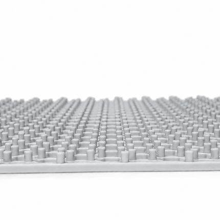 Waterval zilvergrijze siliconen gootsteenmat