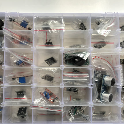 GWS Sensor Set Geschikt voor Arduino & Raspberry - Plastic Case - 43-Delig