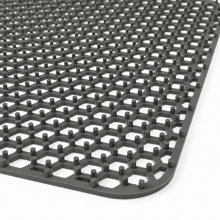 Waterval Gunmetal Grey siliconen gootsteenmat