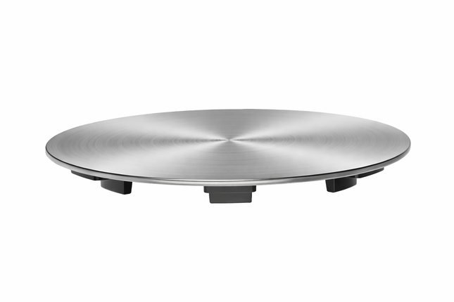 Waterval Afdekplaat Gootsteen Ø114 mm – RVS 304 – Spoelbak Afvoer Cover – Korfplug afdekken – Zilver