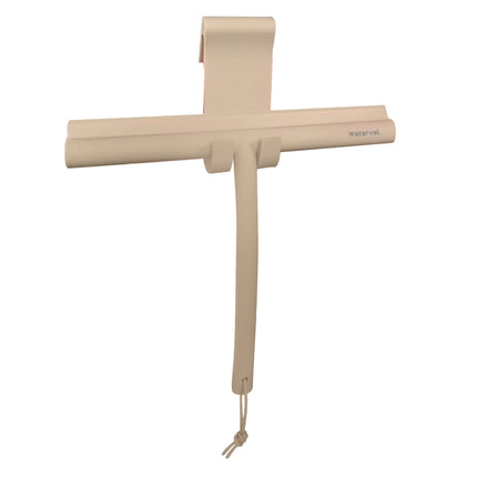 Waterval Douchewisser 24cm – Siliconen Trekker voor Douchewand & Badkamer – Abrikoos