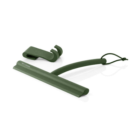 Waterval Douchewisser 24cm – Siliconen Trekker voor Douchewand & Badkamer – Groen