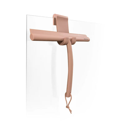 Waterval Douchewisser 24cm – Siliconen Trekker voor Douchewand & Badkamer – Oudroze