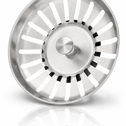 Waterval Premium Brushed Korfplug RVS - Inclusief 3 Pinnen - Zilver - 83mm