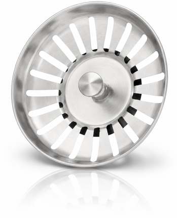 Waterval Premium Brushed Korfplug RVS - Inclusief 3 Pinnen - Zilver - 83mm