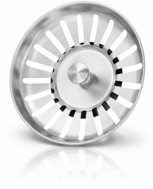 Waterval Premium Brushed Korfplug RVS - Inclusief 3 Pinnen - Zilver - 78mm